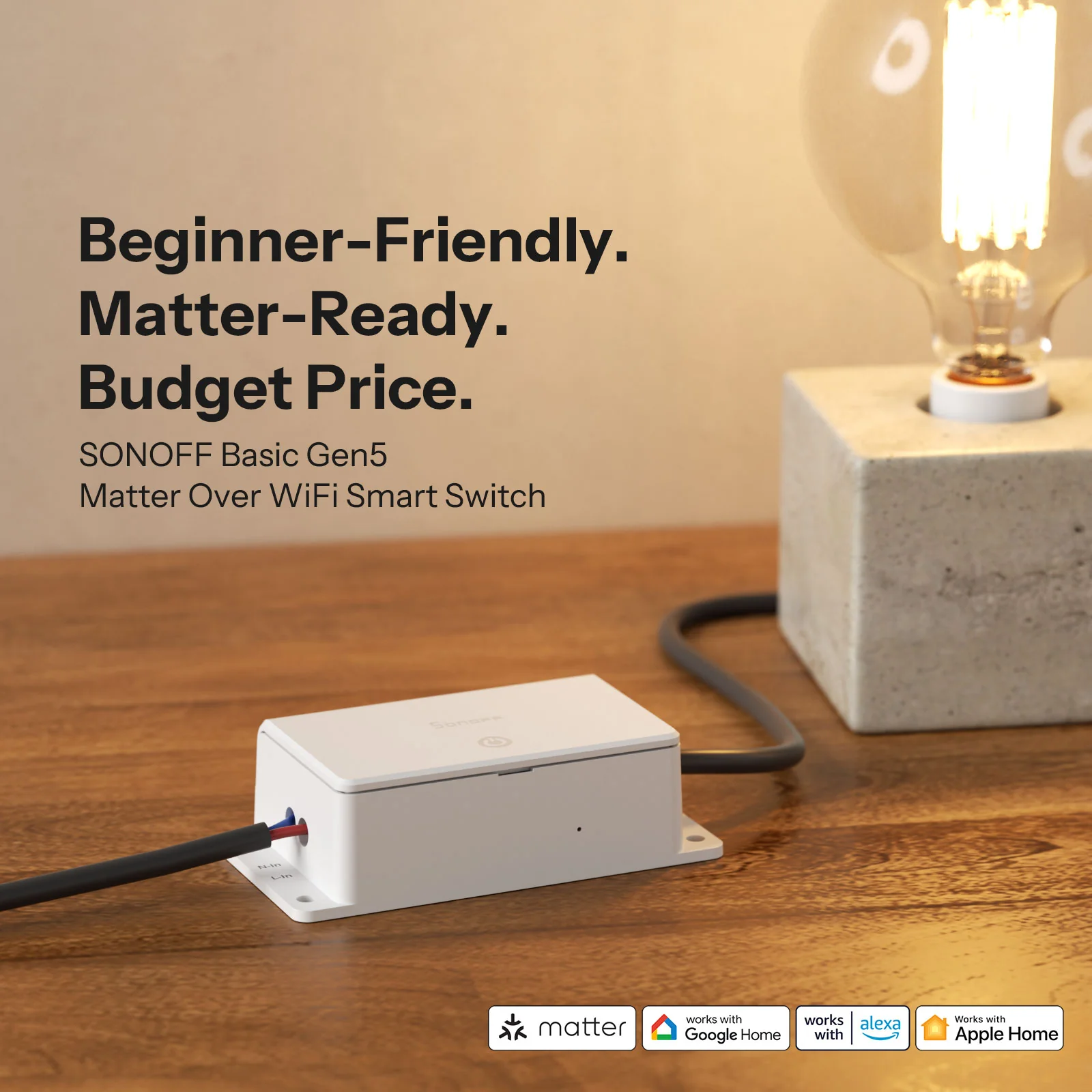 SONOFF Basic Gen5 Matter Over WiFi Smart Switch | BASIC-1GS - Image 4