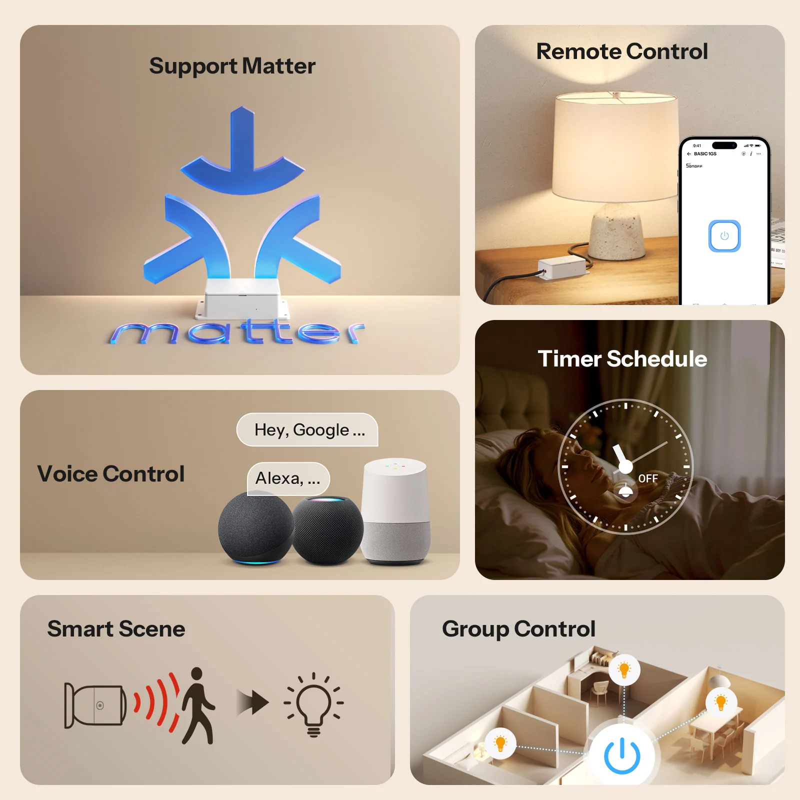 SONOFF Basic Gen5 Matter Over WiFi Smart Switch | BASIC-1GS - Image 5