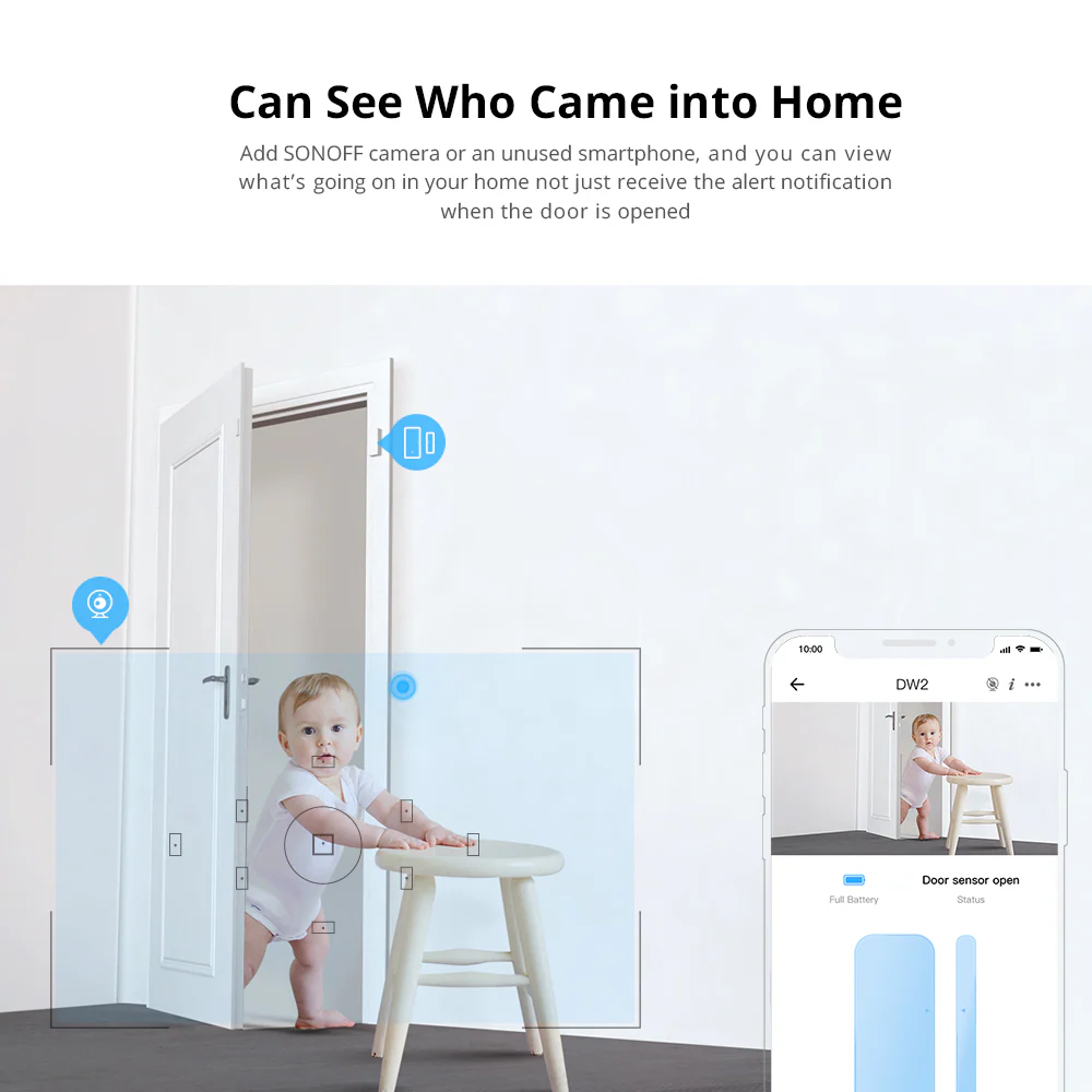 SONOFF DW2-Wi-Fi – Wireless Door/Window Sensor - Image 3
