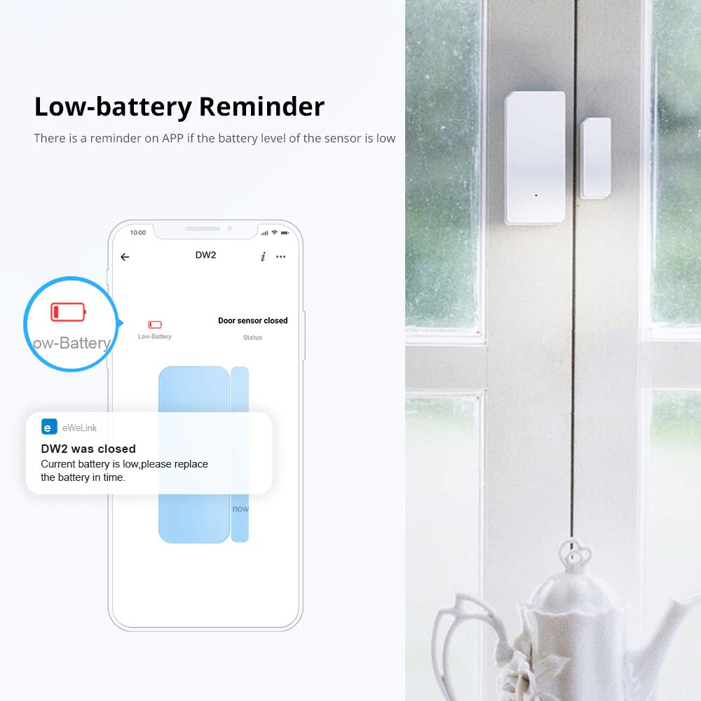 SONOFF DW2-Wi-Fi – Wireless Door/Window Sensor - Image 4