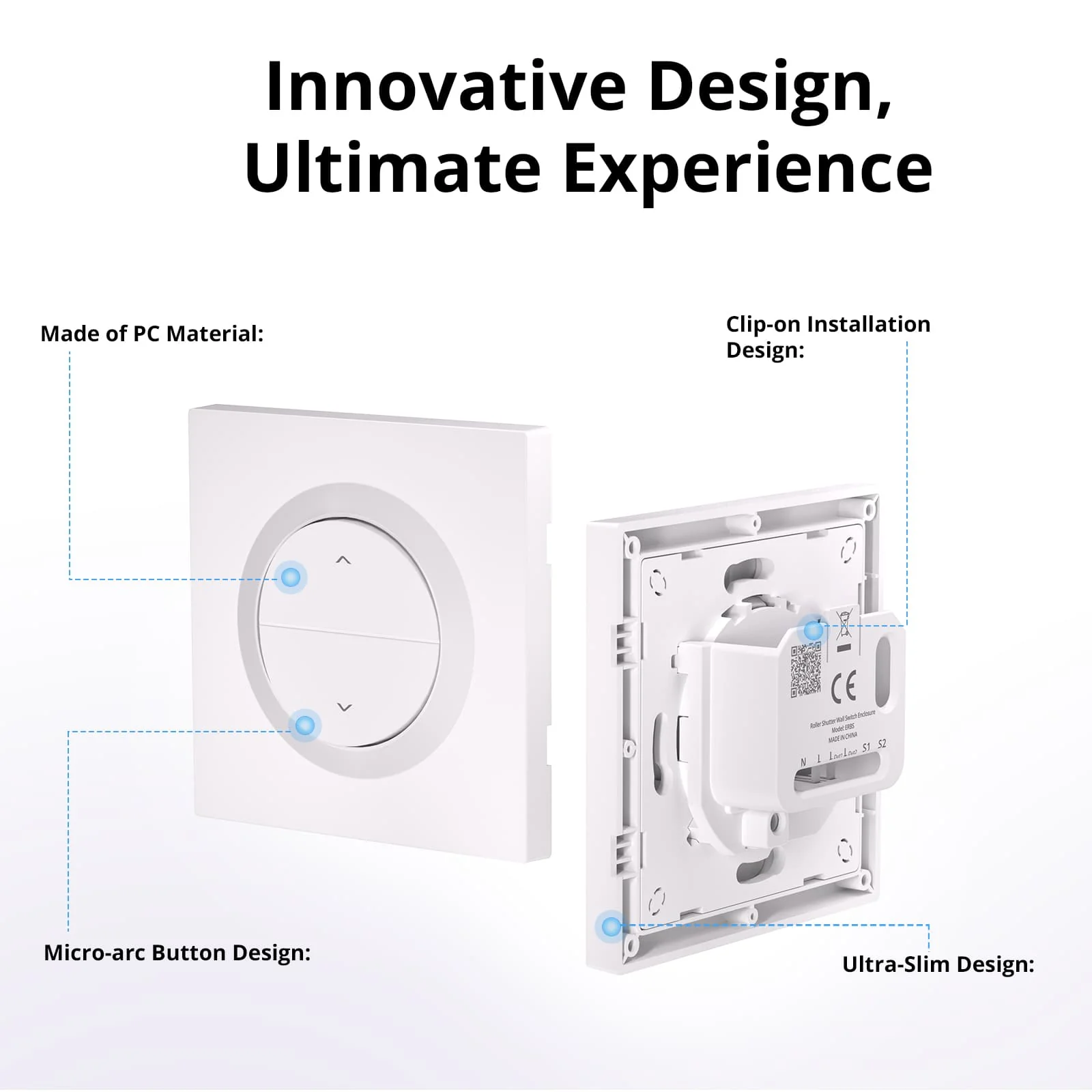 SONOFF Fusion Series Roller Shutter Wall Switch Enclosure | ERBS - Image 2