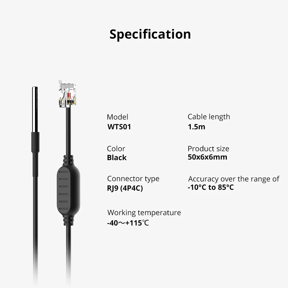 SONOFF Waterproof Temp Sensor for TH Series | WTS01 - Image 5