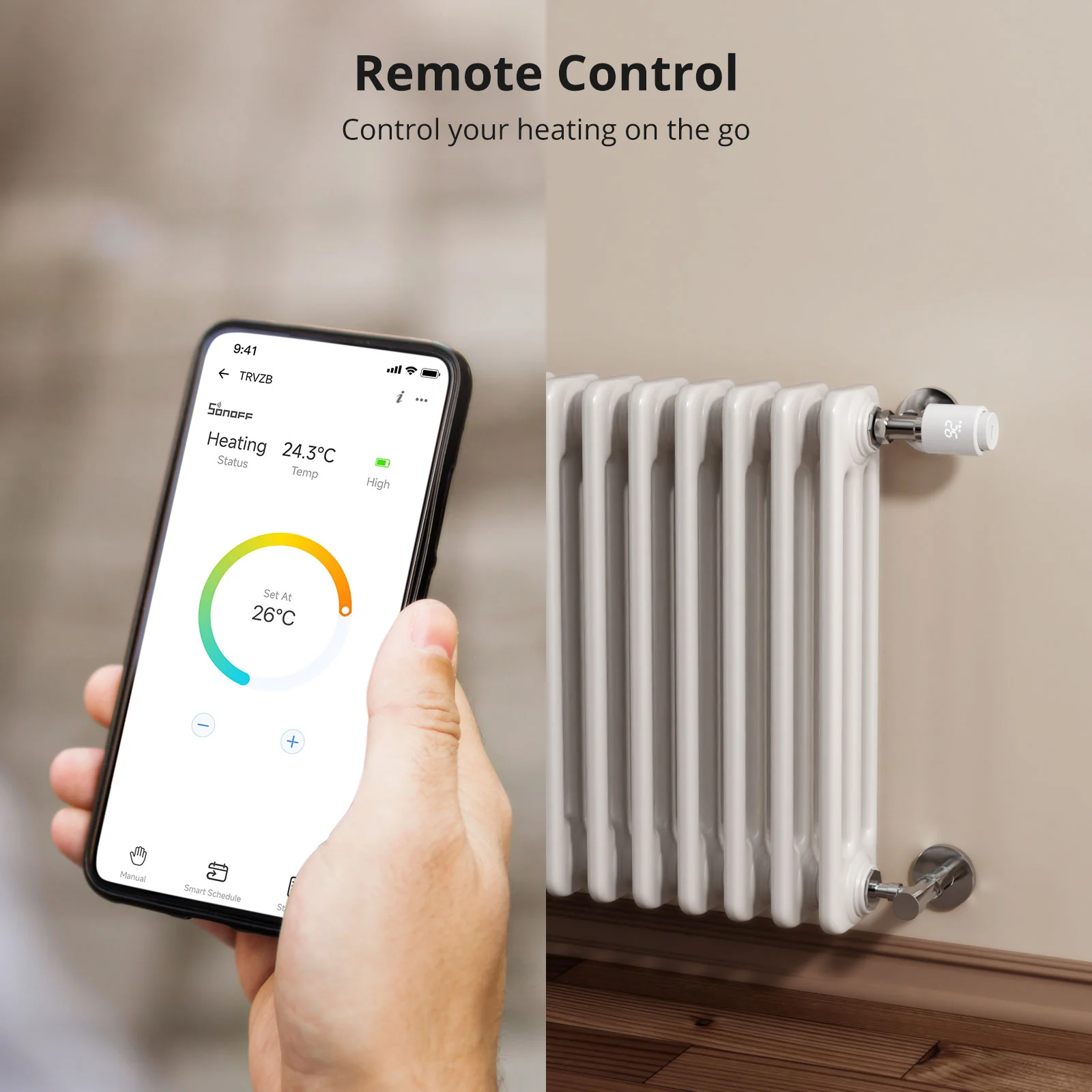 SONOFF Zigbee Thermostatic Radiator Valve | TRVZB - Image 4
