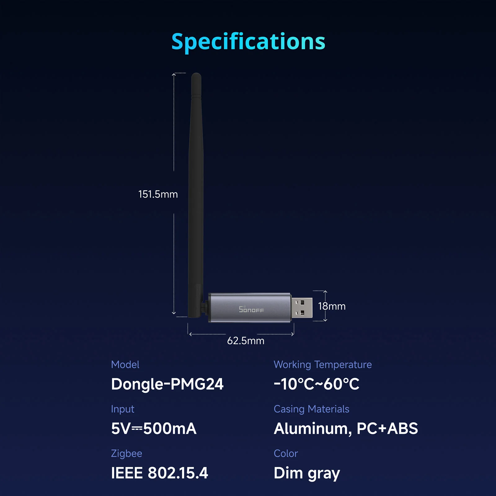 SONOFF Zigbee/Thread USB Dongle | Dongle Plus MG24 - Image 5
